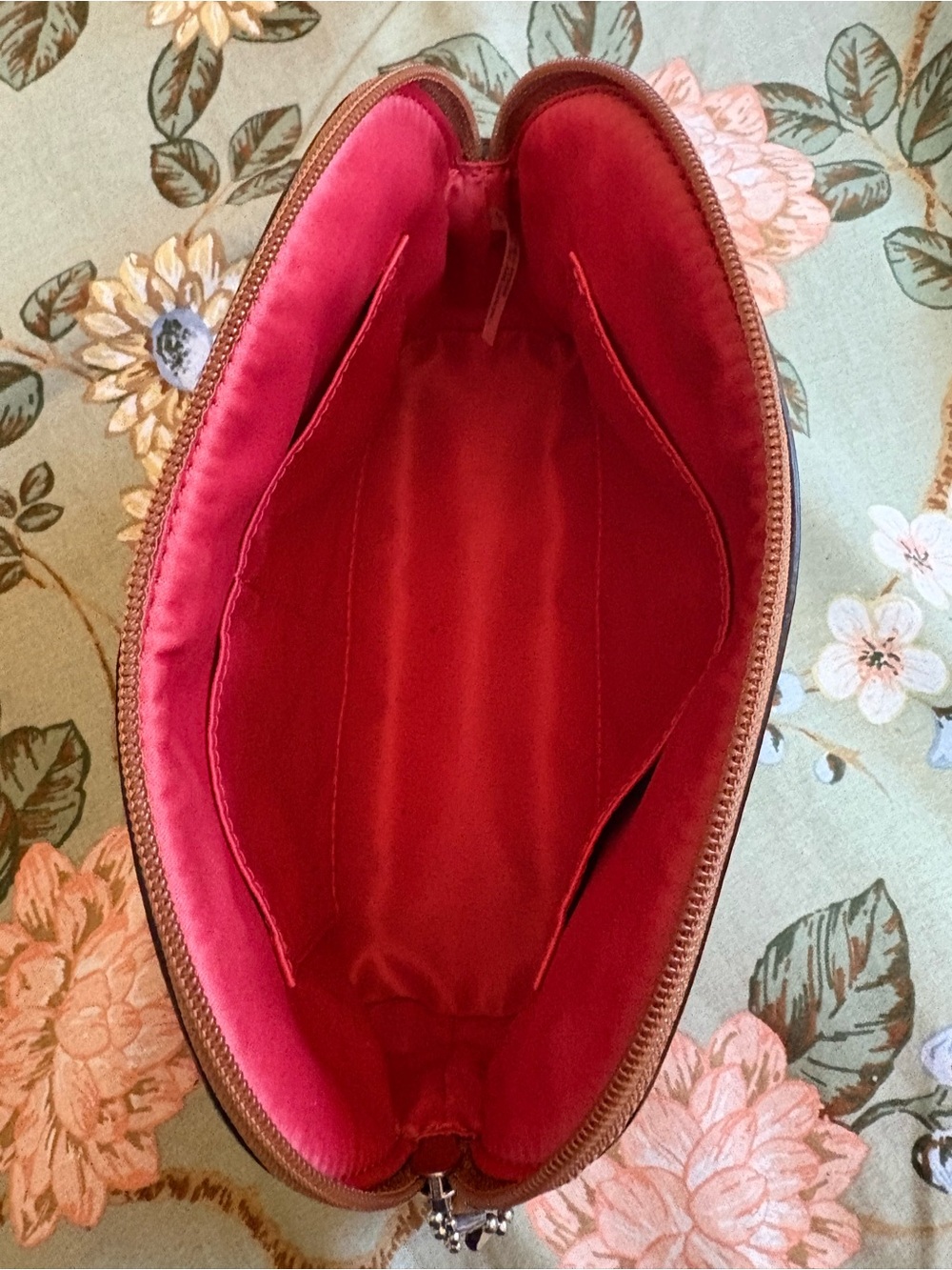 Coach Peyton Floral Cosmetic Pouch Makeup Bag 🌸✨ - Picture 13 of 15